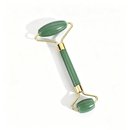 Factory Direct Sales of Natural Jade Double-Headed Roller Massager, Facial Gua Sha Massage Stick Set - image 2