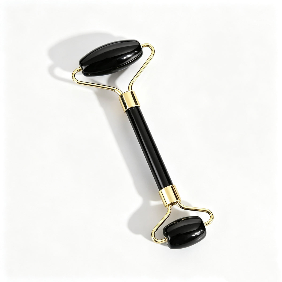Factory Direct Sales of Natural Jade Double-Headed Roller Massager, Facial Gua Sha Massage Stick Set - image 3