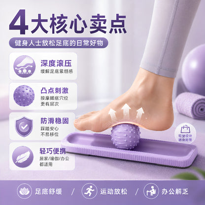 Plantar Fascia Ball, Professional Acupoint Meridian Massage Ball, Yoga Fitness Muscle Neck and Back Relaxation Ball - image 2