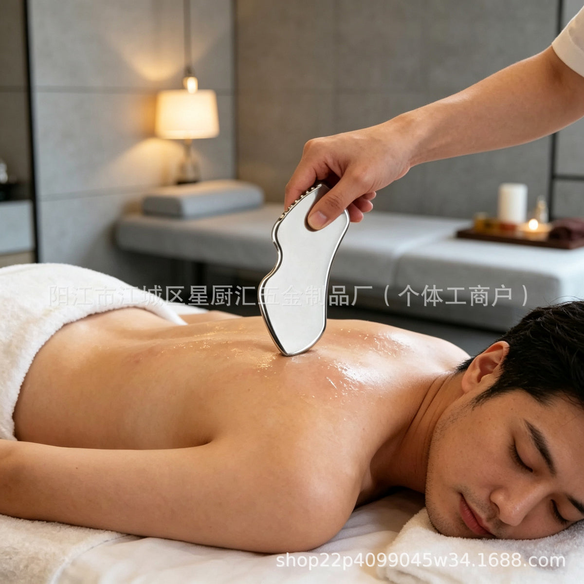 Stainless Steel Fascia Knife, Muscle Relaxation Scraping Board, Shoulder and Neck Relaxation Tool, Deep Fascia Massage Tool for the Whole Body - image 4