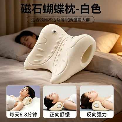 [Magnetic Version] Cervical Massage Pillow for Neck Stretching and Correction, Relaxation Device, Massage Pillow for Cervical Spine, Home Use, New Model for Sho - image 1
