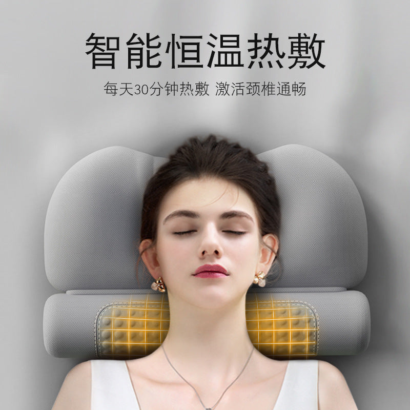 Mugwort Heat Compress Cervical Spine Pillow, Protects the Spine, Aids Sleep and Recovery, Special Cylindrical Heating Neck Pillow, Moxibustion Pillow - image 2