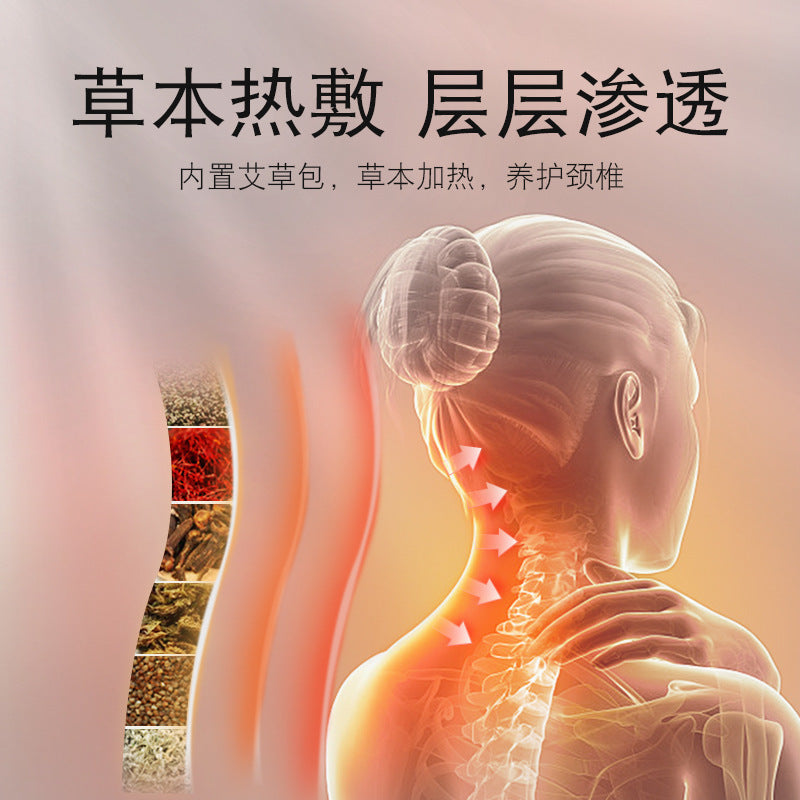 Mugwort Heat Compress Cervical Spine Pillow, Protects the Spine, Aids Sleep and Recovery, Special Cylindrical Heating Neck Pillow, Moxibustion Pillow - image 3