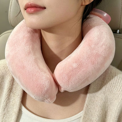 Neck-hanging hot water bottle, refillable warm water bag, neck hot compress bag, thickened neck protector, portable neck pillow - image 3