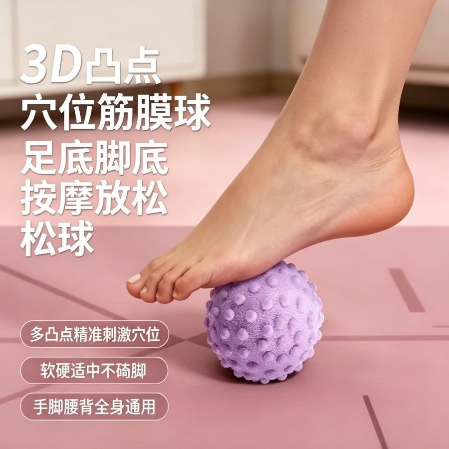Home Yoga Fascia Ball for Foot and Sole Relaxation, Shoulder, Neck, Waist, and Back Meridian Clearance, Fitness Muscle Relaxation Massage Ball - image 1