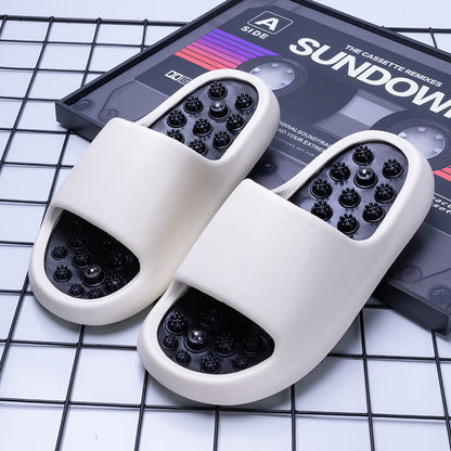 Ball massage slippers for men, home foot acupressure bathroom anti-slip acupressure foot therapy slippers for women, summer - image 1