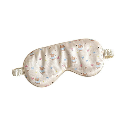 Cute Eye Mask for Light-Blocking Sleep, Zero Pressure, Comfortable for Women to Sleep In, Non-Tightening, Ice Silk Eye Mask for Students' Lunch Break - image 5