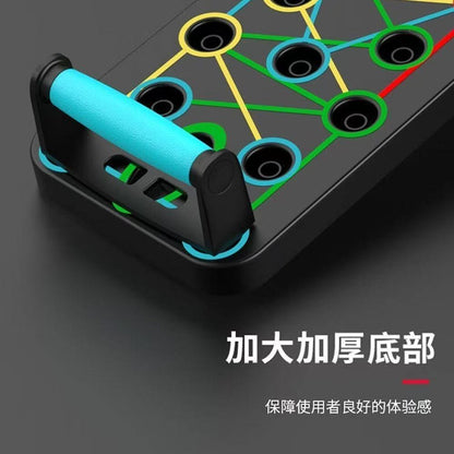 Foldable Push-Up Board Multifunctional Fitness Board Home Stand Chest Muscle Training Fitness Equipment Resistance Rope - image 4