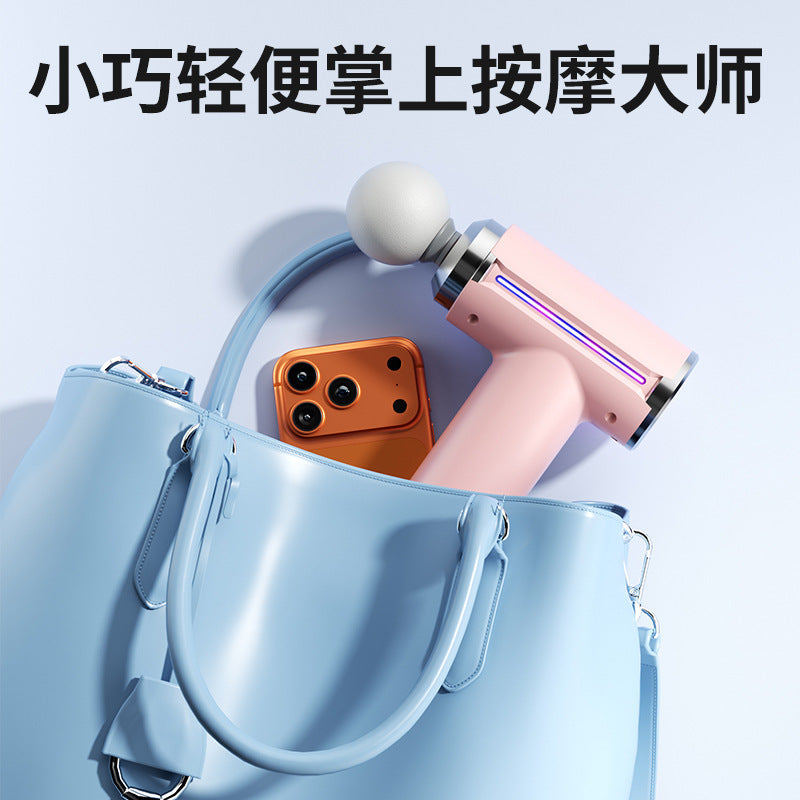 Mini fascia gun, mini massager, rechargeable, silent, multifunctional, manufacturer wholesale, gift and souvenir with logo - image 3