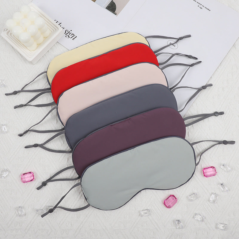 Ice Silk Eye Mask for Sleep, Light-Blocking, Ear-Hanging Style, Cool and Breathable, Suitable for Nap, Travel, Unisex Eye Protection - image 1