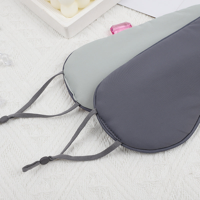 Ice Silk Eye Mask for Sleep, Light-Blocking, Ear-Hanging Style, Cool and Breathable, Suitable for Nap, Travel, Unisex Eye Protection - image 3