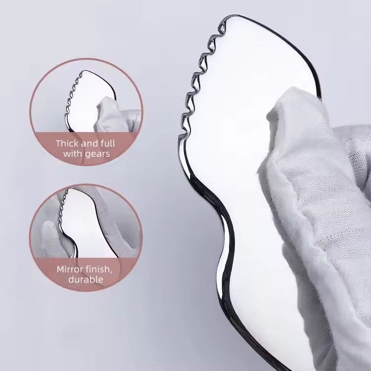 【New Product Launch】Stainless Steel Fascia Knife, Full Body Muscle Relaxation Scraping Board, Massage for Shoulder and Neck Muscle Relaxation - image 1
