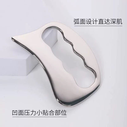 【New Product Launch】Stainless Steel Fascia Knife, Full Body Muscle Relaxation Scraping Board, Massage for Shoulder and Neck Muscle Relaxation - image 3