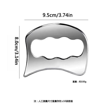 【New Product Launch】Stainless Steel Fascia Knife, Full Body Muscle Relaxation Scraping Board, Massage for Shoulder and Neck Muscle Relaxation - image 4