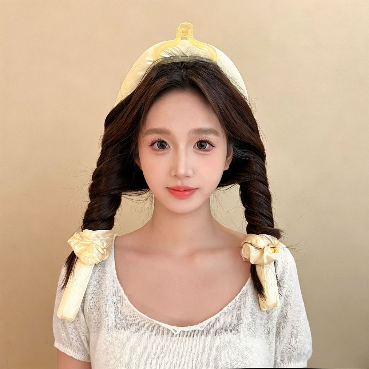 Lazy person's curling tool, sleeping sponge, no-heat, no-iron curling rod for women, non-damaging, long-lasting styling, voluminous curling device - image 4