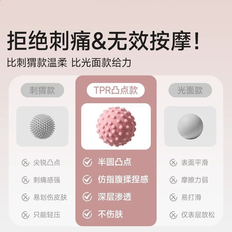 Fascia ball, foot massage ball, waist and back muscle relaxation yoga fitness ball, neck fascia ball, foot arch peanut ball - image 2