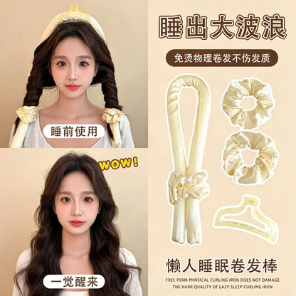 Lazy person's curling tool, sleeping sponge, heat-free, no-iron curling rod for women, non-damaging, long-lasting styling, volumizing curler - image 1
