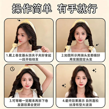 Lazy person's curling tool, sleeping sponge, heat-free, no-iron curling rod for women, non-damaging, long-lasting styling, volumizing curler - image 2