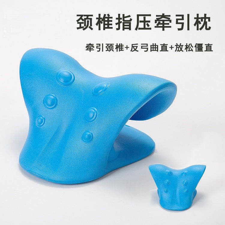 New C-shaped cervical massage pillow for home use, gravity acupressure neck stretcher, cervical pillow, neck and shoulder massage pillow - image 3