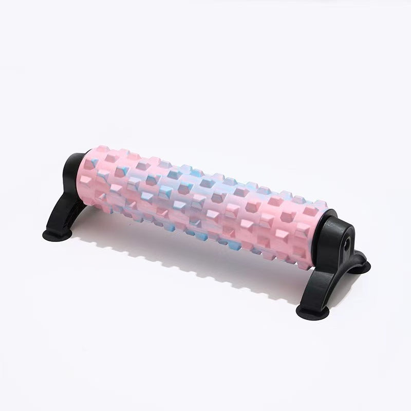 Wall-mounted suction cup holder foam roller for muscle relaxation, professional massage spiky roller, fitness roller equipment, yoga column - image 5