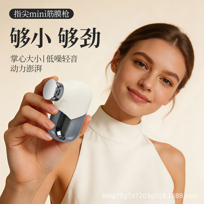 Cross-border bestseller: multifunctional mini fascia gun for women, pocket-sized vibrating muscle massager - image 1