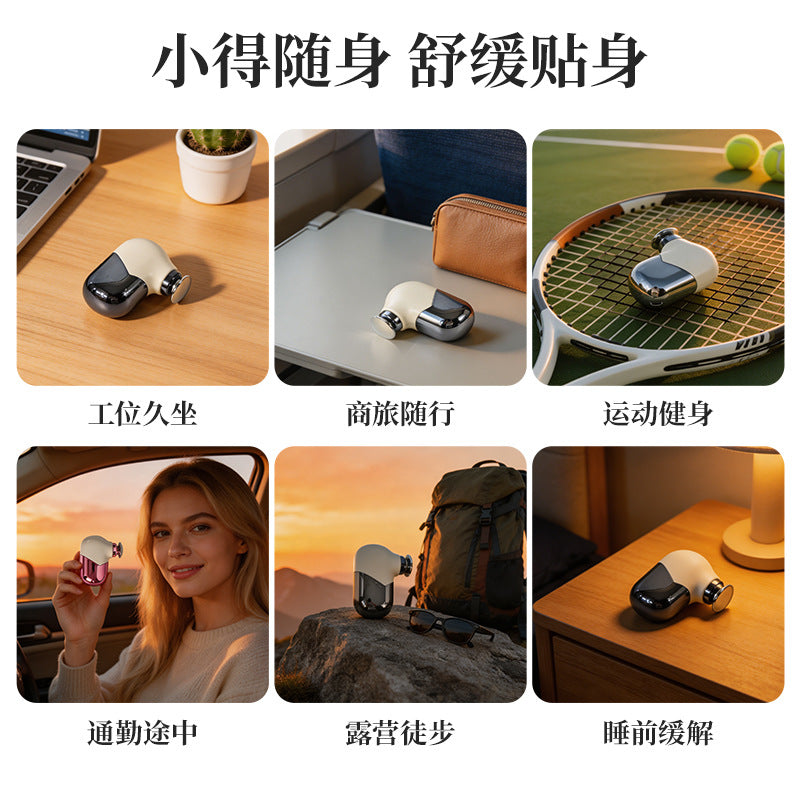 Cross-border bestseller: multifunctional mini fascia gun for women, pocket-sized vibrating muscle massager - image 3