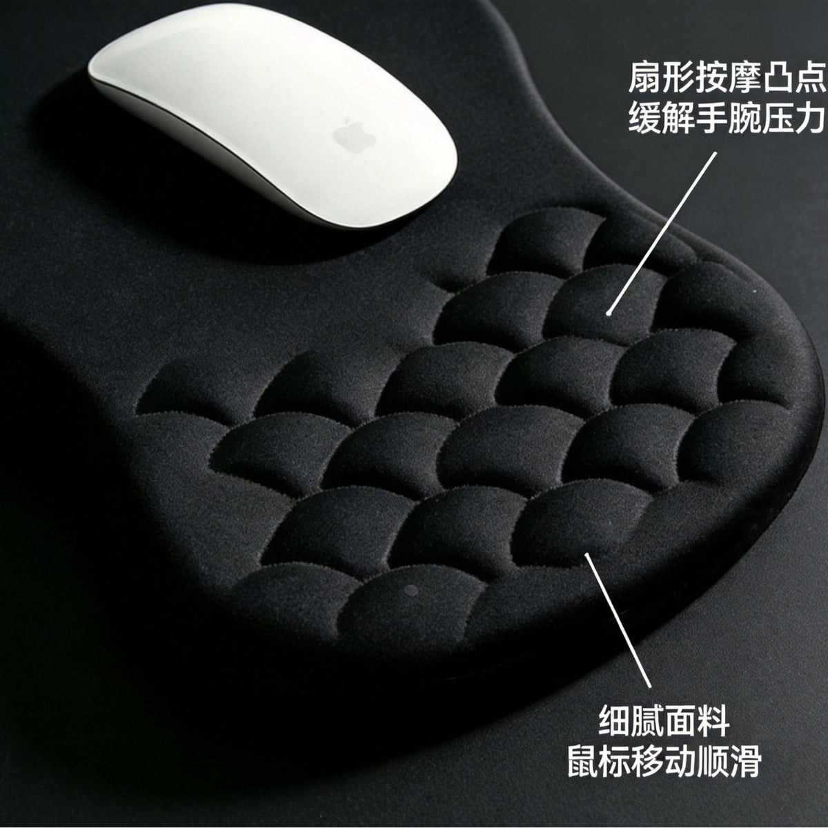 Cross-border wrist rest mouse pad recommended: ergonomic wrist support with massage design, new office-specific wrist rest pad - image 4