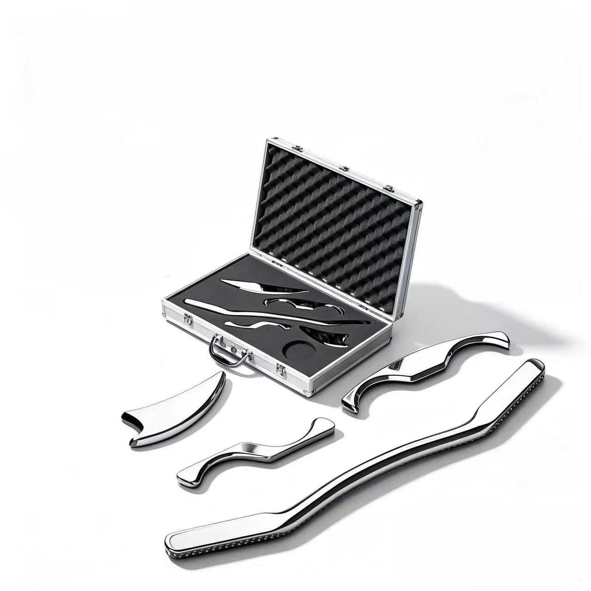 304 stainless steel fascia knife professional set for neck fascia, muscle meridian relaxation massage, shoulder and neck full-body scraper - image 5
