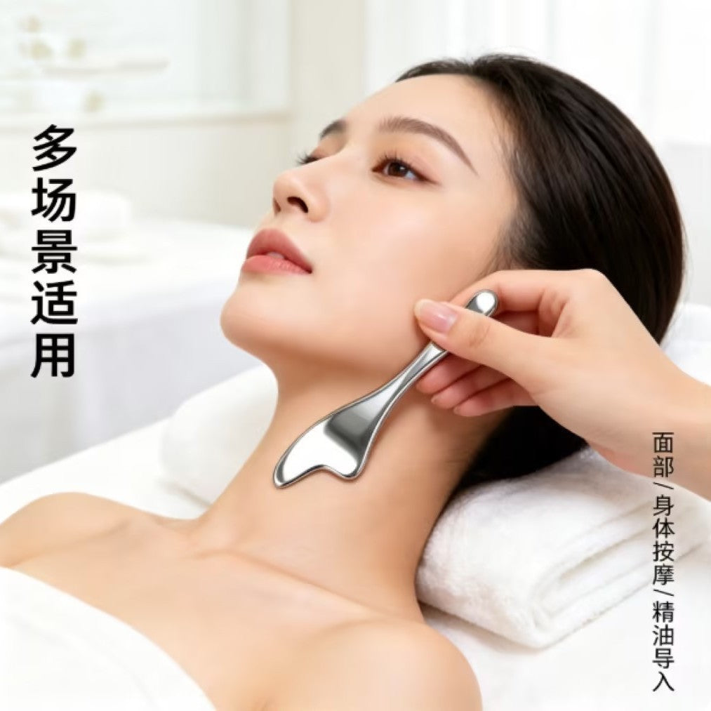 Fascia knife, stainless steel fascia knife, gua sha fascia knife, full-body massage, shoulder and neck muscle relaxation, neck scraping tool - image 3