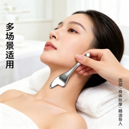 Fascia knife, stainless steel fascia knife, gua sha fascia knife, full-body massage, shoulder and neck muscle relaxation, neck scraping tool - image 3