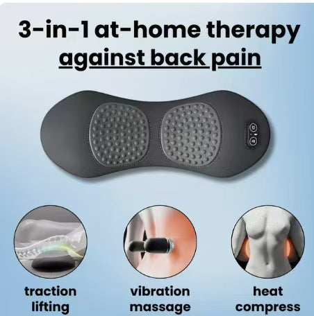 Cross-border English lumbar pillow, bed lumbar cushion, special waist support pad for sleeping, waist cushion, lumbar massage heating pad - image 2