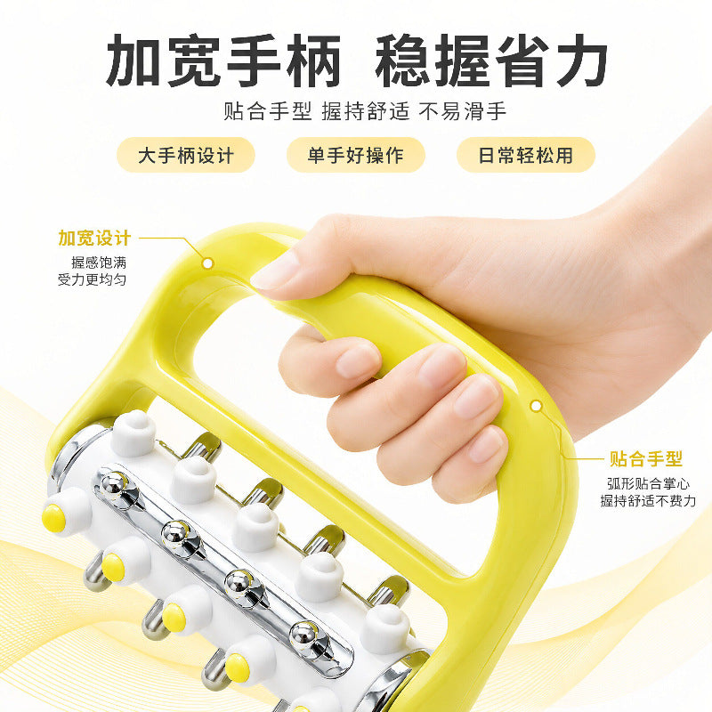 Handheld small roller leg massager, shoulder and neck massager, full body massager, rolling massager for shoulder, neck, waist, and back - image 4