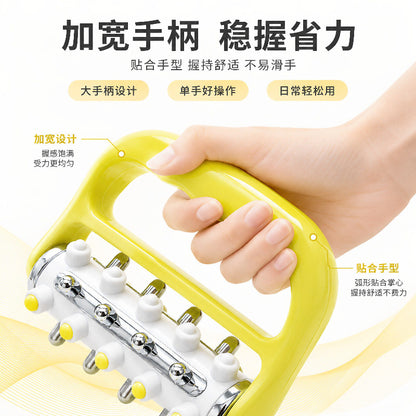 Handheld small roller leg massager, shoulder and neck massager, full body massager, rolling massager for shoulder, neck, waist, and back - image 4