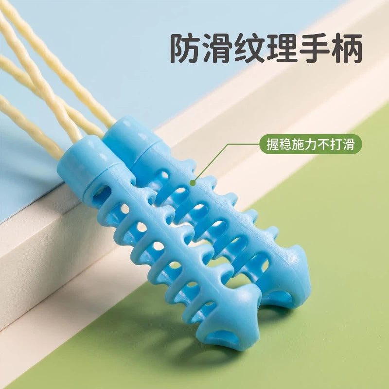 New ball massage back stretcher with plastic rollers for home use, extended bead manual relaxation equipment - image 4
