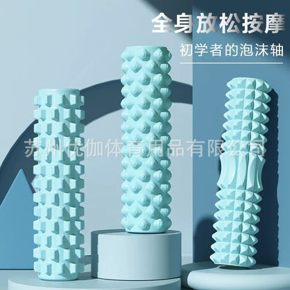 Foam roller for muscle relaxation, massage roller, fitness yoga column, fascia roller, solid foam roller for slimming legs - image 1
