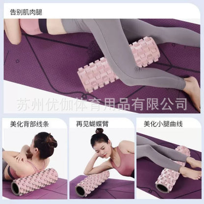 Foam roller for muscle relaxation, massage roller, fitness yoga column, fascia roller, solid foam roller for slimming legs - image 2
