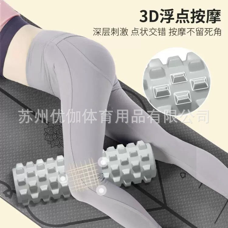 Foam roller for muscle relaxation, massage roller, fitness yoga column, fascia roller, solid foam roller for slimming legs - image 3