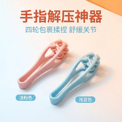 Handheld finger massager, multifunctional roller massager, meridian health care massager, roller-type hand ball physiotherapy device - image 1