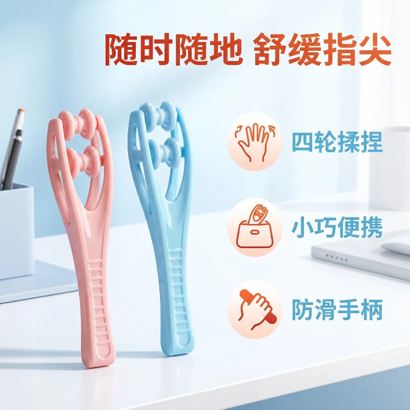 Handheld finger massager, multifunctional roller massager, meridian health care massager, roller-type hand ball physiotherapy device - image 2
