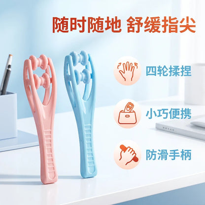 Handheld finger massager, multifunctional roller massager, meridian health care massager, roller-type hand ball physiotherapy device - image 2