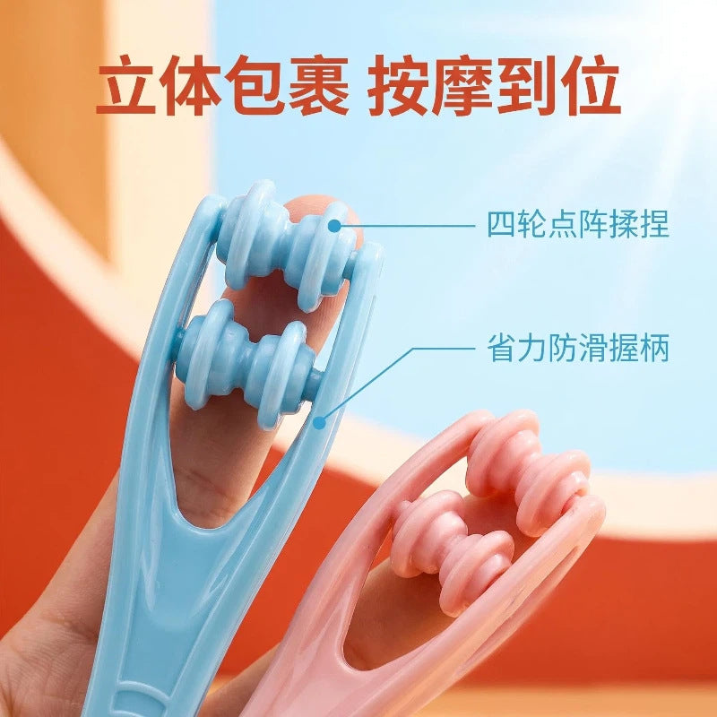 Handheld finger massager, multifunctional roller massager, meridian health care massager, roller-type hand ball physiotherapy device - image 4