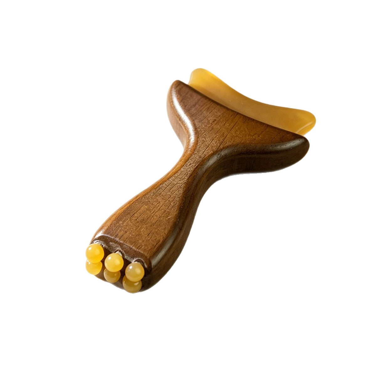 High-quality product: Ox Horn Zhuque Three-Pronged Tool, Eye Massage Stick, Facial Tendon Pulling Stick, Small Lotus Gua Sha Massage Stick - image 5