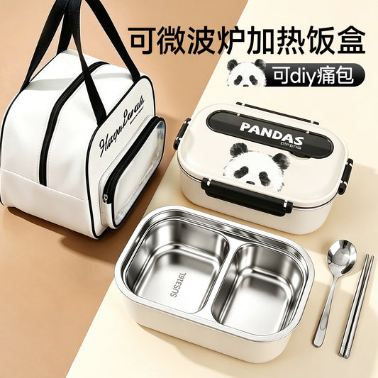 316 stainless steel insulated lunch box, 2026 new model, microwave heating, special lunch box for office workers and elementary school students - image 1