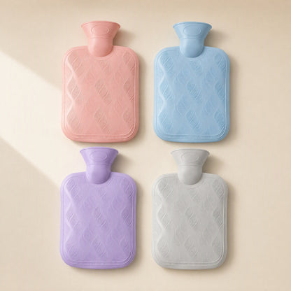 PVC hot water bottle with a water-filled inner liner - view 3