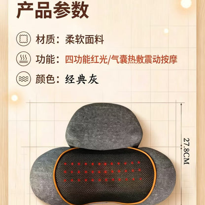 Cross-border red light massage pillow, neck support cushion, cervical spine pillow, vibrating multifunctional massage pillow, sleep aid, hot compress pillow - image 5