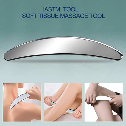 Stainless steel 3-piece fascia knife set for muscle tissue release, scraping and massage, fascia knife for facial use - image 4