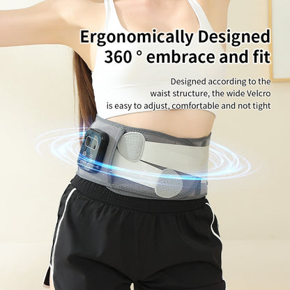 Cross-border heated massage waist belt with vibration, hot compress support, multi-level wireless charging, graphene heating, waist-warming - image 4