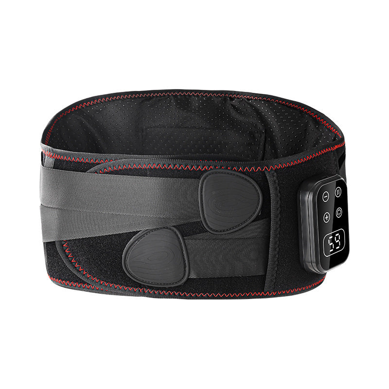 Cross-border heated massage waist belt with vibration, hot compress support, multi-level wireless charging, graphene heating, waist-warming - image 5