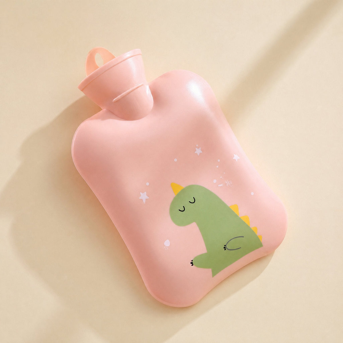 PVC water-filled cartoon plush hot water bottle with a hot-and-cold dual-use feature - view 2