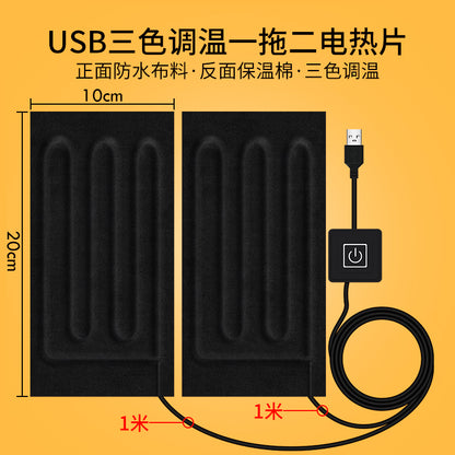 USB plug-in heating pad for waist and neck protection, 5V plug-in heating pillow, heating pad for pillows and hand warmers - image 1